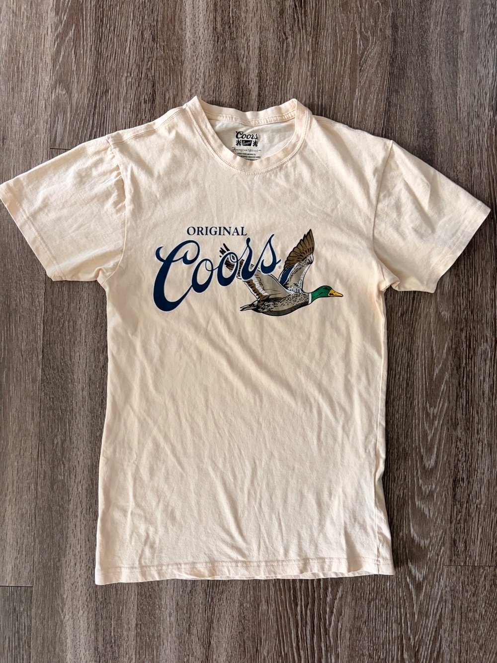 Coors Original Mallard Graphic Tee - Cream